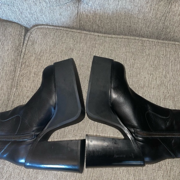 STEVE MADDEN Siene Platform Bootie Leather Size 38EU is 8 US - Picture 7 of 10